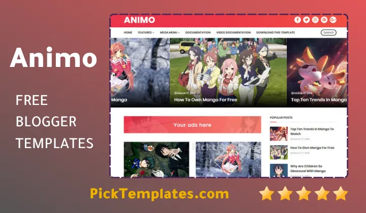 Animo Blogger Template