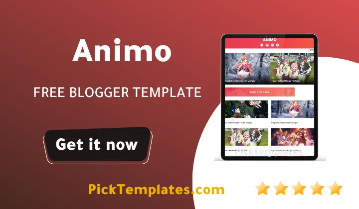 Animo Blogger Template 2026