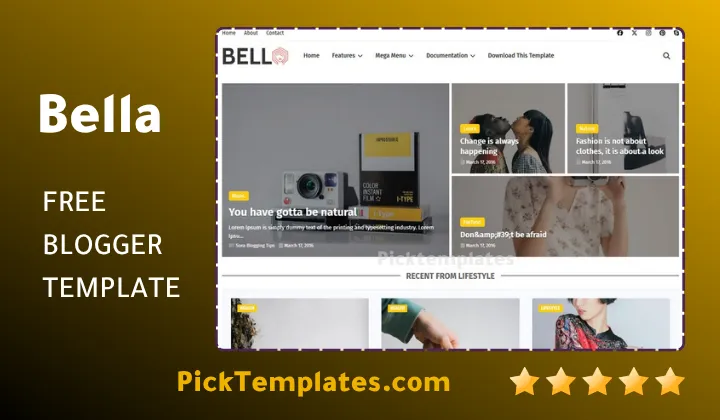Bella Blogger Template