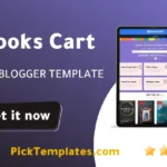 Books Cart Blogger Template 2026