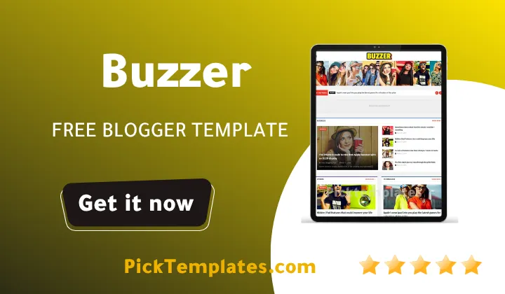 Buzzer Blogger Template 2026