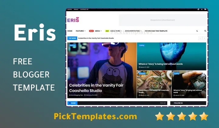 Eris Blogger Template