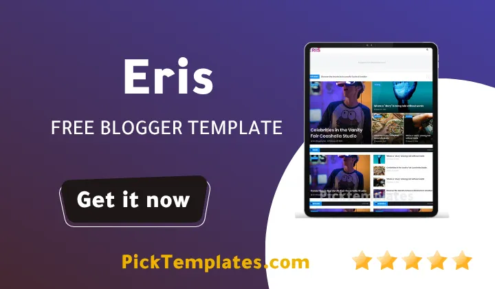 Eris Blogger Template 2026