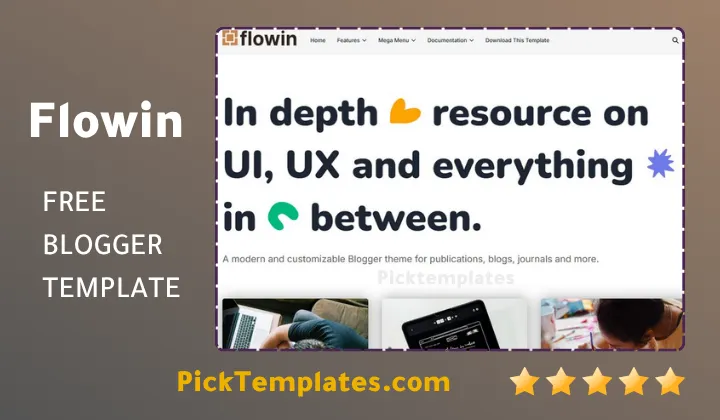 Flowin Blogger Template