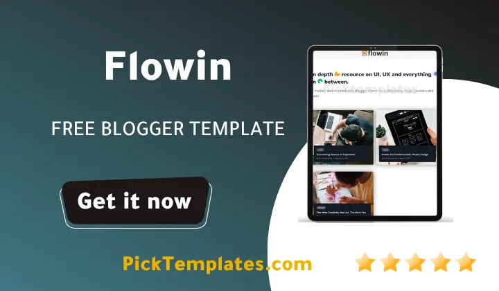 Flowin Blogger Template 2026