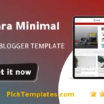 Lara Minimal Blogger Template 2026