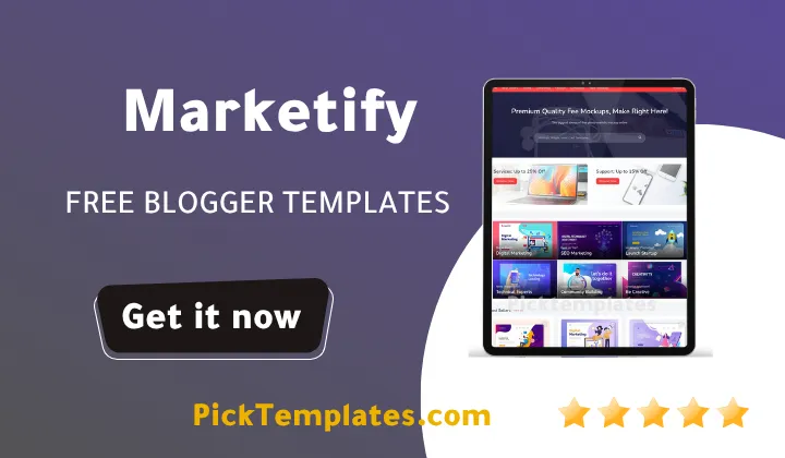 Marketify Blogger Template