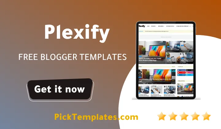 Plexify Blogger Template