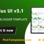 Plus Ui v3.1 Blogger Template 2026