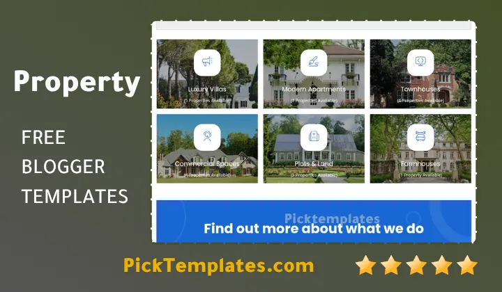 Free Property Blogger Template 2026