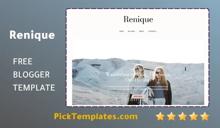 Renique Blogger Template