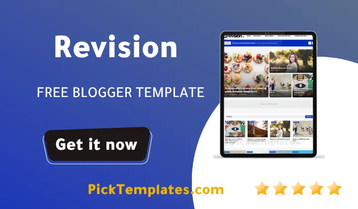 Revision Blogger Template 2026