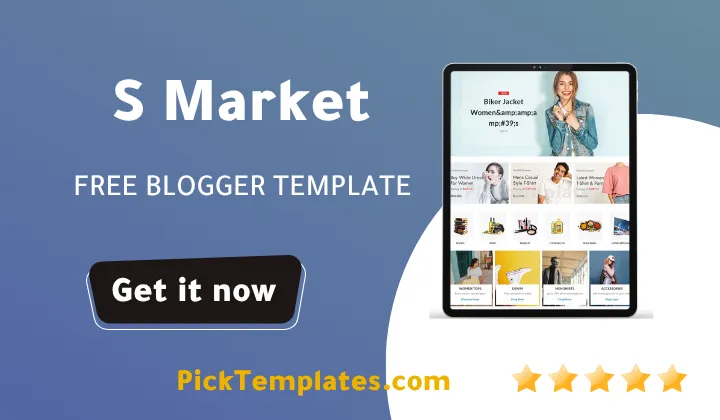 S Market Blogger Template 2026