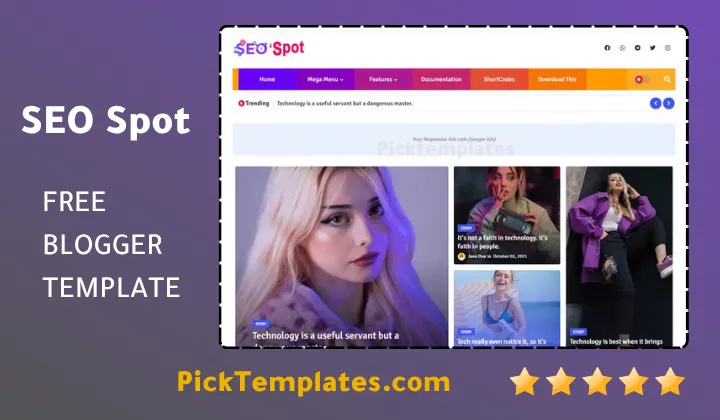 SEO Spot Blogger Template