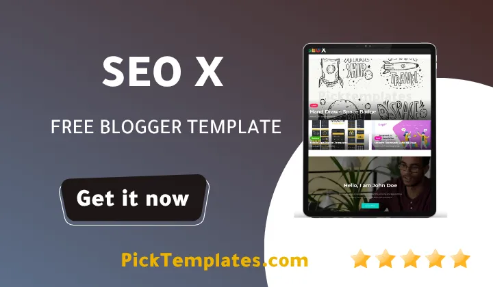 SEO X Blogger Template 2026