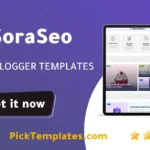 Free Sora SEO 3 Blogger Template