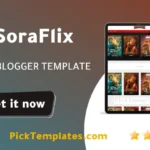 SoraFlix Blogger Template