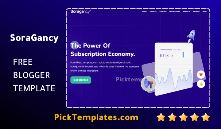 Soragancy Blogger Template