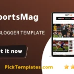 SportsMag Blogger Template 2026