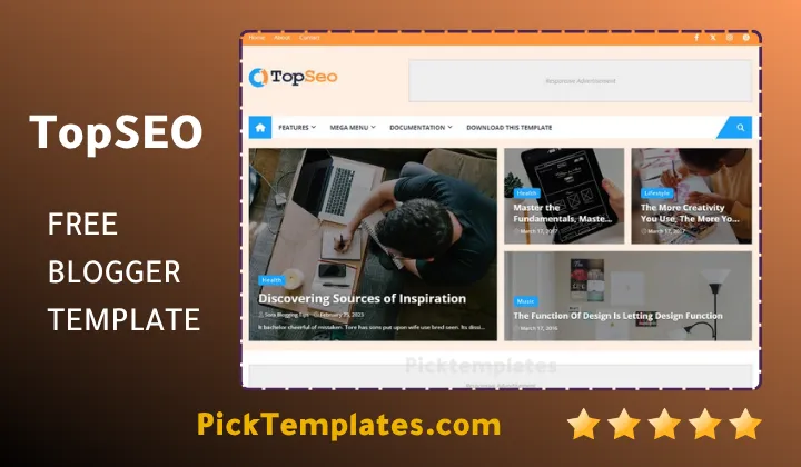 TopSEO Blogger Template