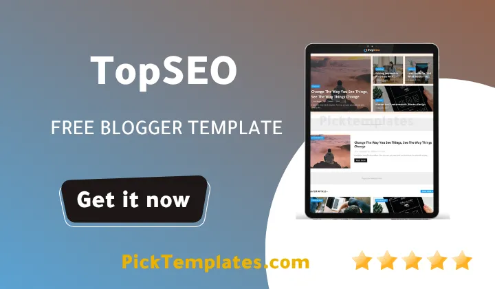 TopSEO Blogger Template 2026