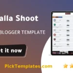 Yalla Shoot Blogger Template 2026
