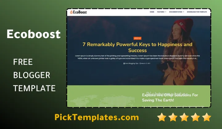 EcoBoost Blogger Template