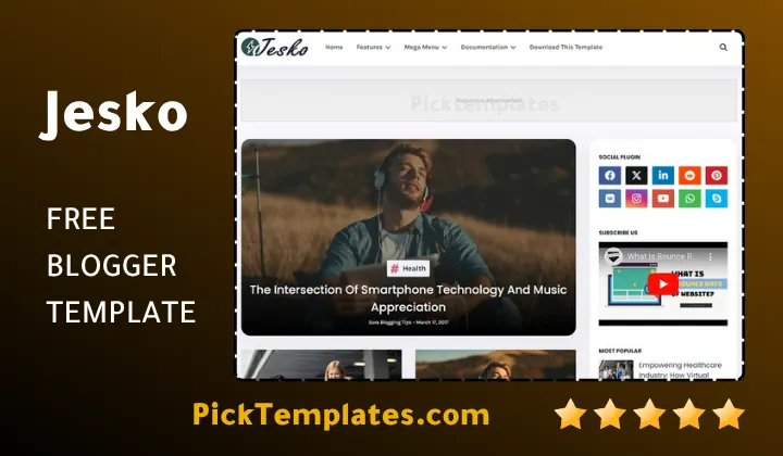 Jesko Blogger Template