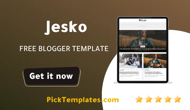 Jesko Blogger Template 2026