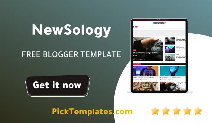 Newsology Blogger Template 2026