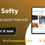 Softy Blogger Template 2026