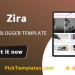 Zira Blogger Template 2026