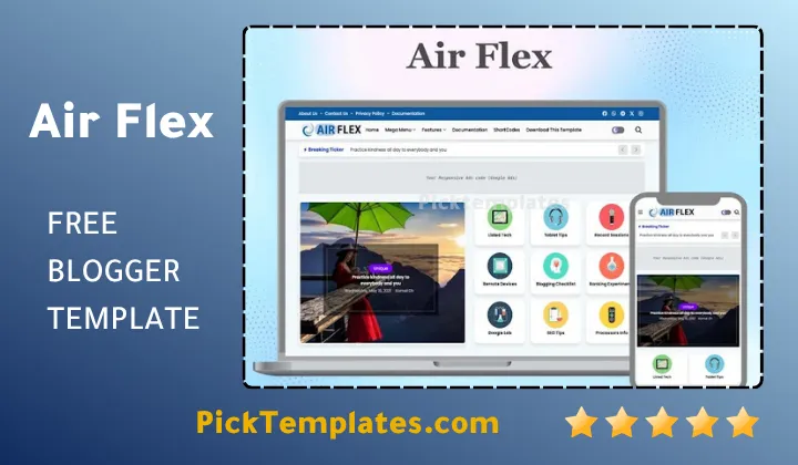Air Flex Blogger Template