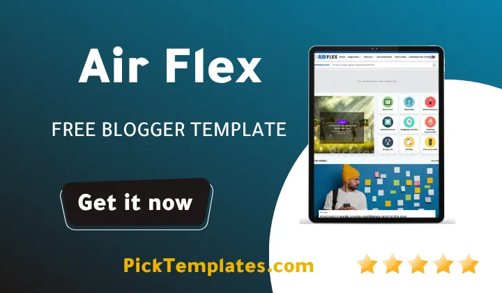 Air Flex Blogger Template 2026