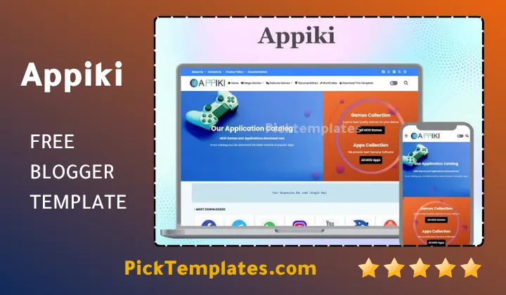 Appiki Blogger Template