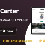 Carter Blogger Template 2026