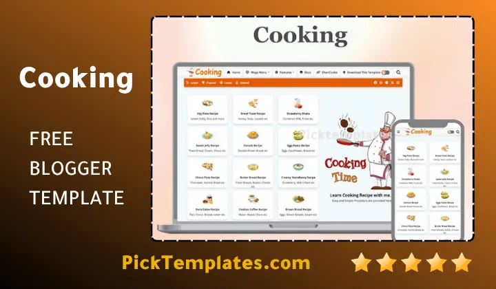 Cooking Blogger Template