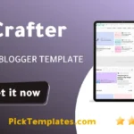 Crafter Blogger Template 2026