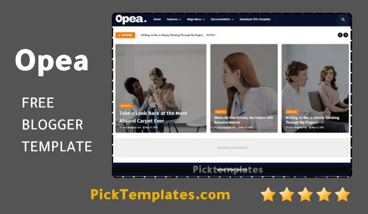 Opea Blogger Template