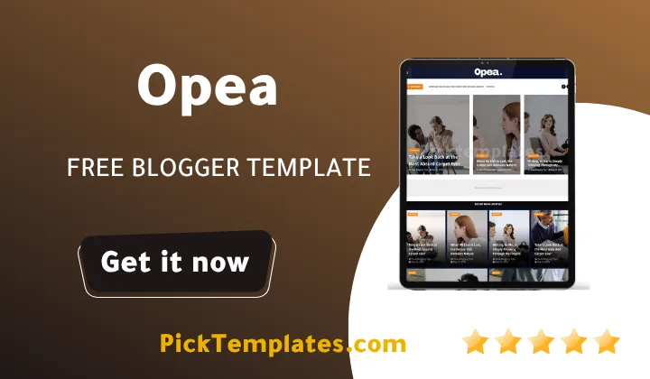 Opea Blogger Template 2026