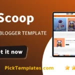 Scoop Blogger Template 2026