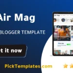 Air Mag Blogger Template - Best Free Theme