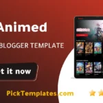 Animed blogger template 2026