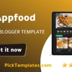 Appfood Blogger Template - Best Free Theme