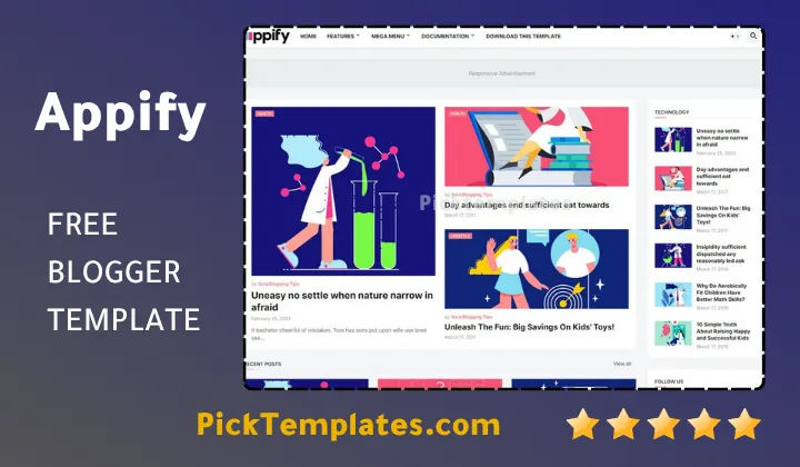 Appify Blogger Template