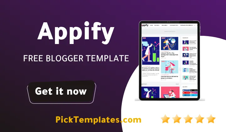 Appify Blogger Template 2026