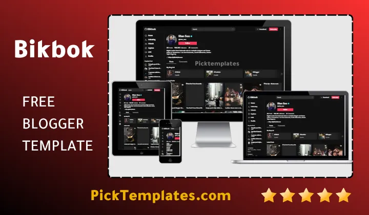 Bikbok Blogger Template