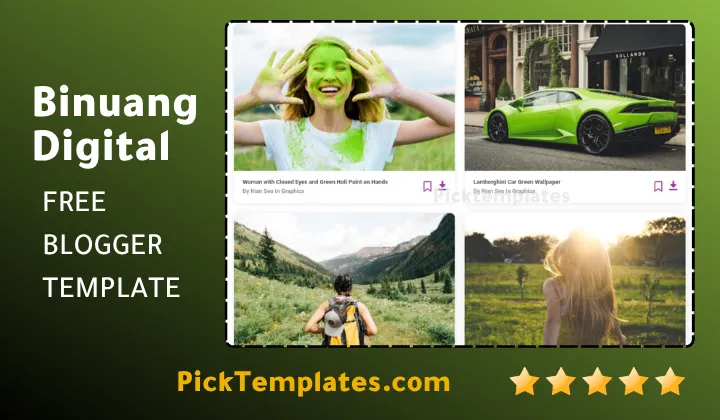 Binuang Digital Blogger Template