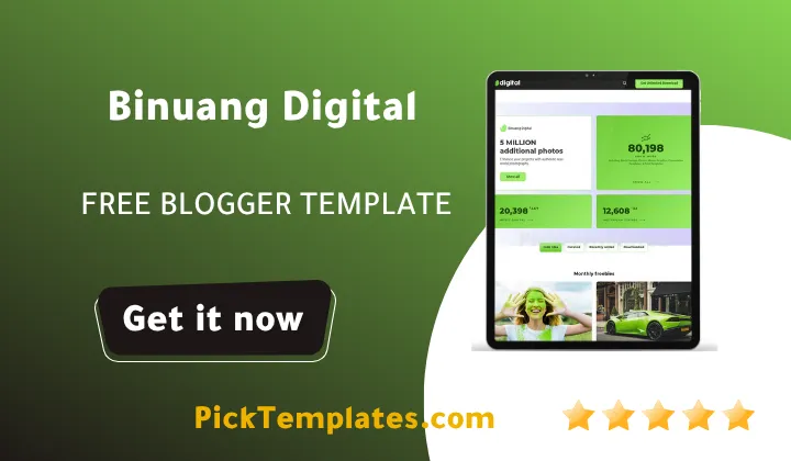 Binuang Digital Blogger Template 2026