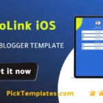 Biolink iOS Blogger Template 2026